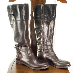 Enzo Angiolini Brown Leather Boots - Size 7